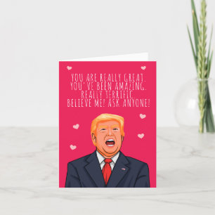 You are really great amazing terrific. Believe me Card