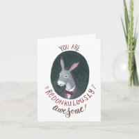 You Are Redonkulously Awesome Congratulations Card