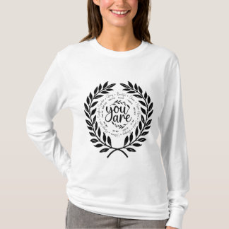 "You Are" Religious Inspirational Bible Verses T-Shirt