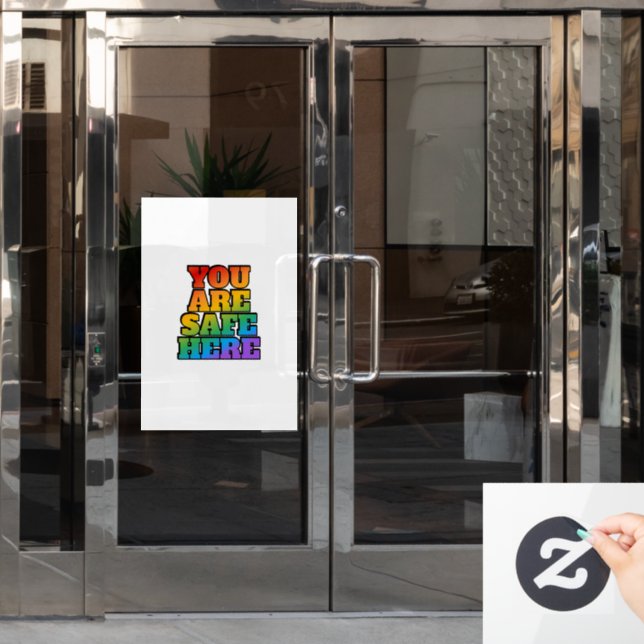 You Are Safe Here - LGBT Safe Space (Office Door)