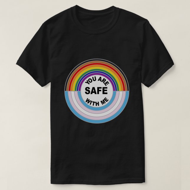 You Are Safe With Me Classic T-Shirt (Design Front)