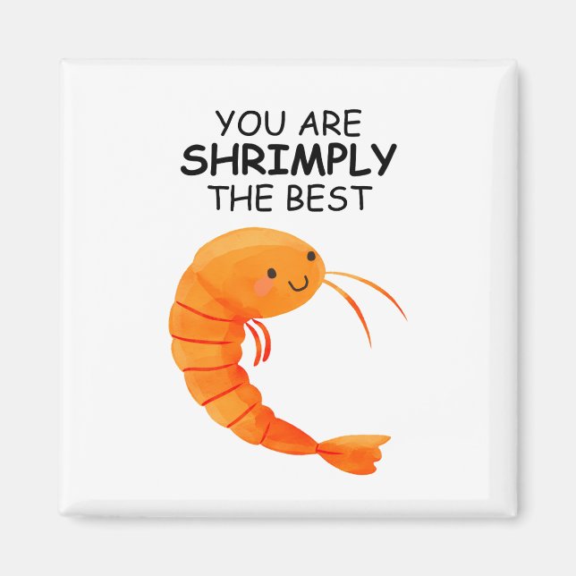 You Are Shrimply The Best  Magnet (Front)