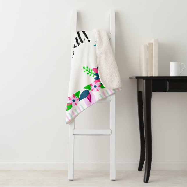 You are so Beautiful! Sherpa Blanket (In Situ)