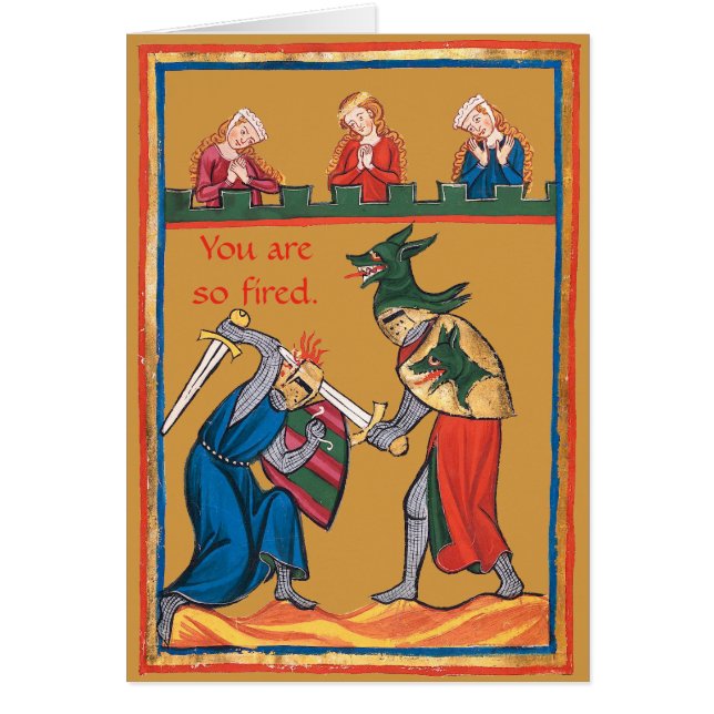 You are so fired. Customisable! (Front)