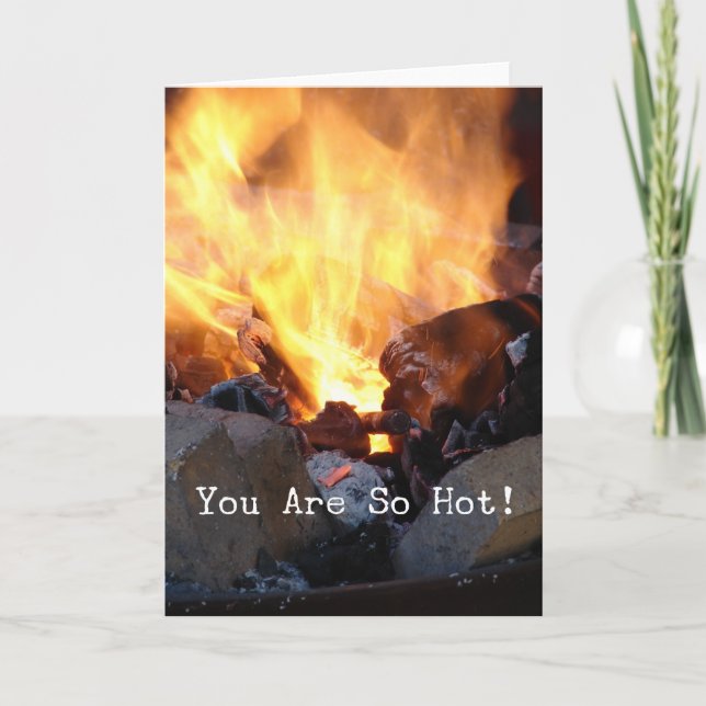You Are So Hot! Card (Front)