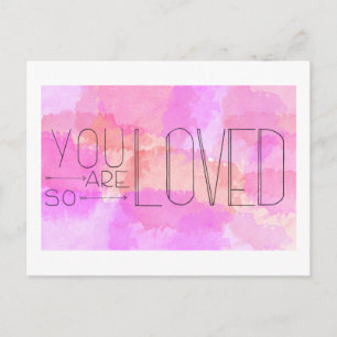 You Are So Loved Postcard
