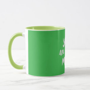 You Are Special Mum Green Typography Mug with Hear