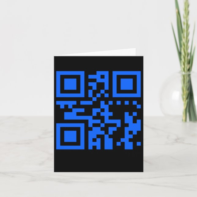 You Are Special Positive Qr Code Sticker  Card (Front)