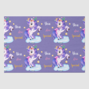 You are special unicorn tissue paper