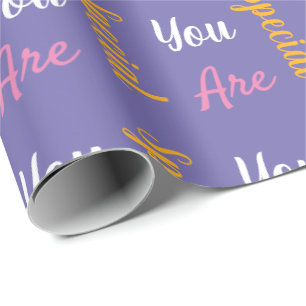 You are special unicorn wrapping paper
