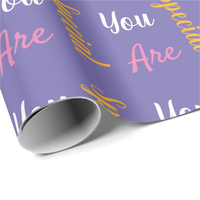 You are special unicorn   wrapping paper (Roll Corner)