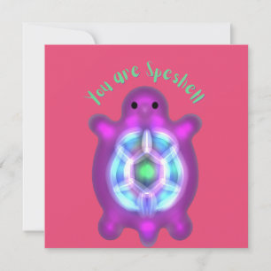 You Are Speshell Turtle Personalised Gift  Invitation