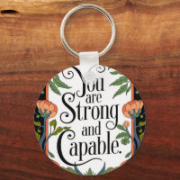 You Are Strong and Capable Inspirational Quote 