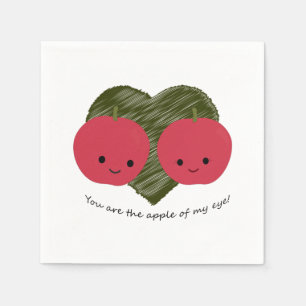You are the Apple of my Eye Napkin