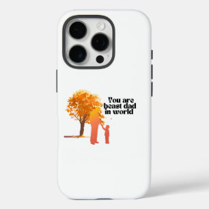 You Are the Best Dad in the World – Heartfelt Typo iPhone 16 Pro Case