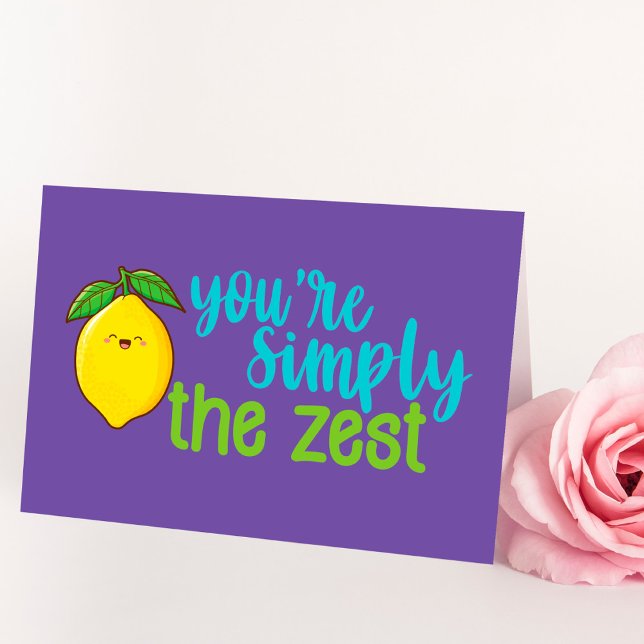 you are the best lemon pun kawaii card (Creator Uploaded)