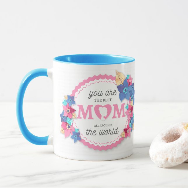 You are the best Mum in the World Coffee Mug (With Donut)