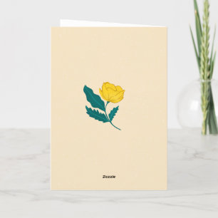 You Are the Bestest Handwritten Floral Thank You Card