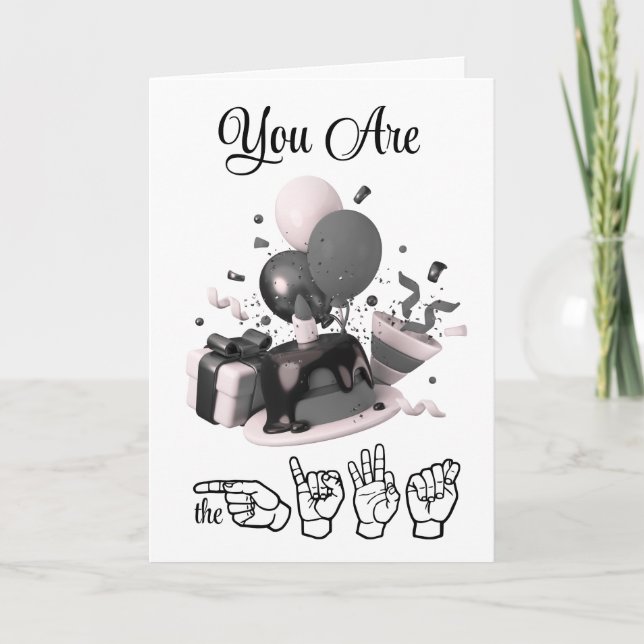 You Are the Gift Birthday Card (Front)