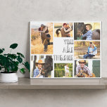 You are the One 7 Photo Collage Grey Marble Canvas Print<br><div class="desc">Chic wrapped canvas which you can personalise with 7 of your favourite photos. The template is set up ready for you to add your photos, working clockwise from the top left. Your photos are set against a stylish watercolor marble in grey and white, which is visible on the sides of...</div>