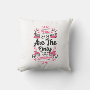 You Are the Only Exception, Paramore Lyrics Quote Cushion