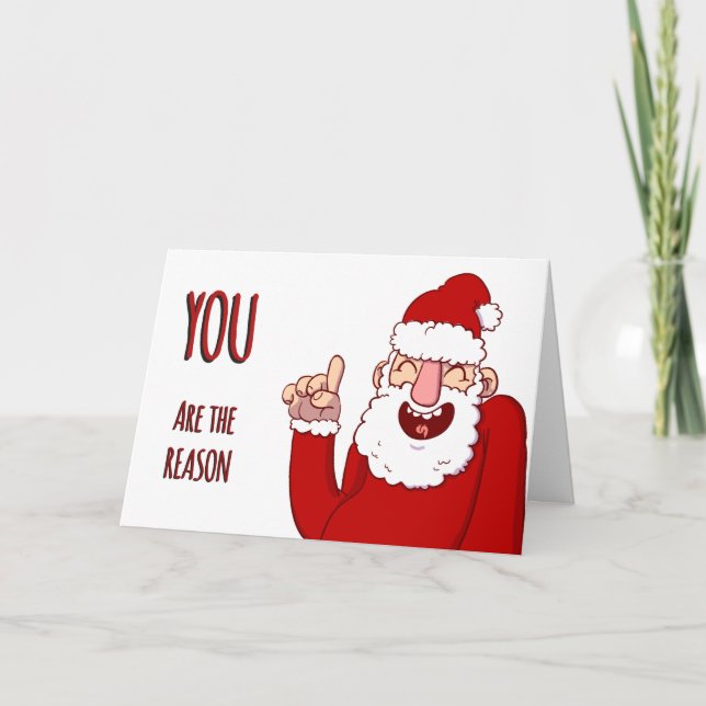 You are the Reason Holiday Card (Front)