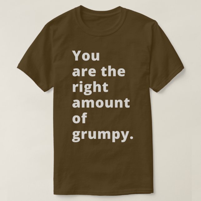 You Are The Right Amount Of  Funny Valentines Day  T-Shirt (Design Front)