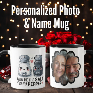 "You Are the Salt to My Pepper" Unique Couple's Mug