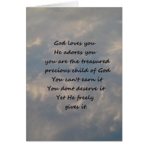 You Are the Treasured Child of God