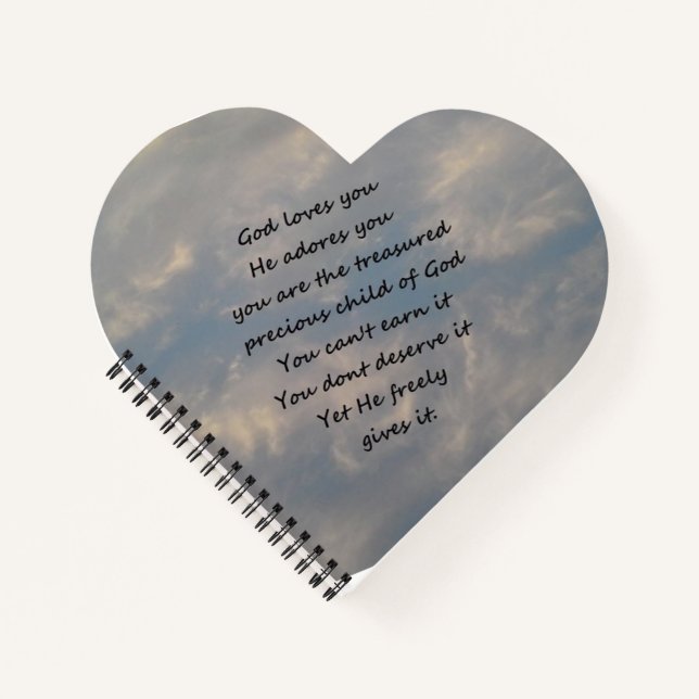 You Are the Treasured Child of God Notebook (Front)