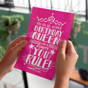 You are the Ultimate BIRTHDAY QUEEN YOU RULE!