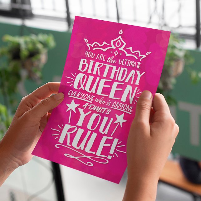 You are the Ultimate BIRTHDAY QUEEN YOU RULE! (Creator Uploaded)