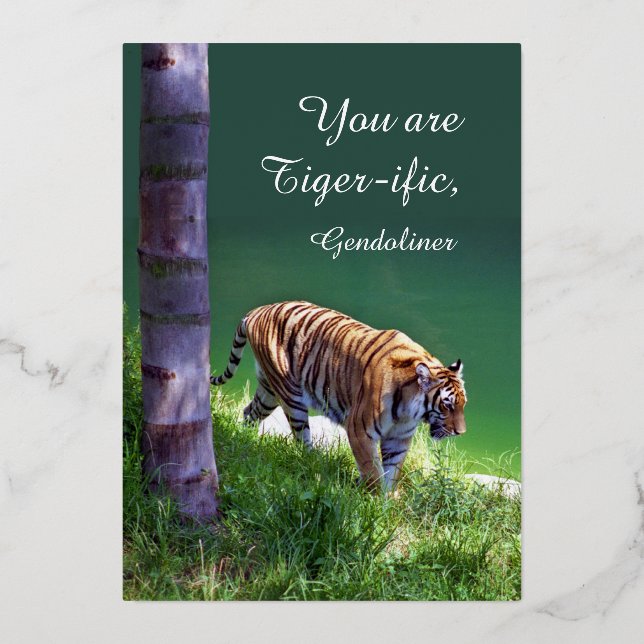 You are Tiger-ific -- Bengal Tiger (Back)