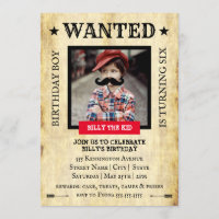"YOU ARE WANTED" Western Style | Birthday Party