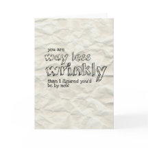 You are way less wrinkly than I figured cheeky car