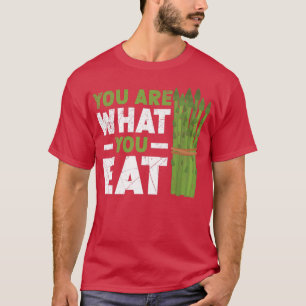 You Are What You Eat Asparagus Vegetable Vegetaria T-Shirt