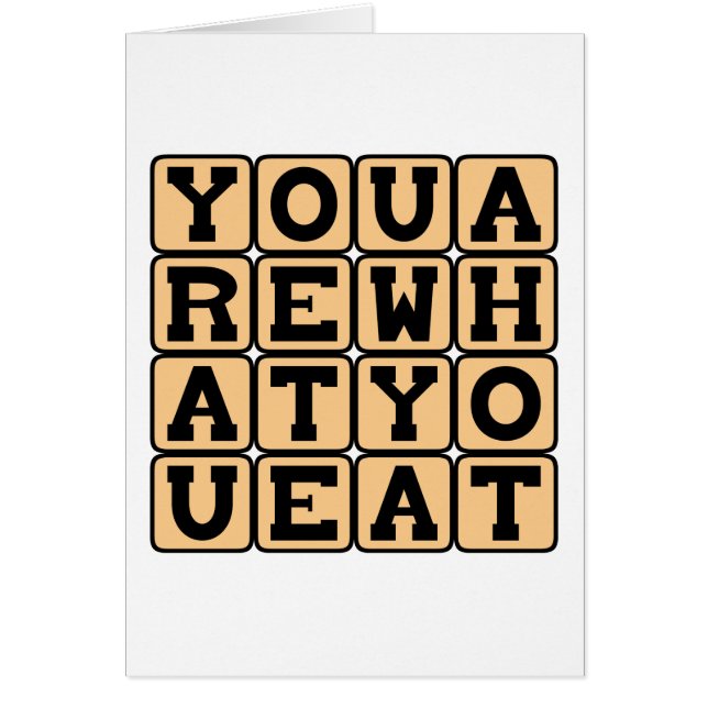 You Are What You Eat, Culinary Claim (Front)