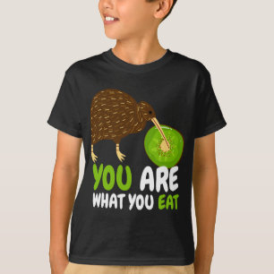 You Are What You Eat I Kiwi Bird Fruit Ornithology T-Shirt