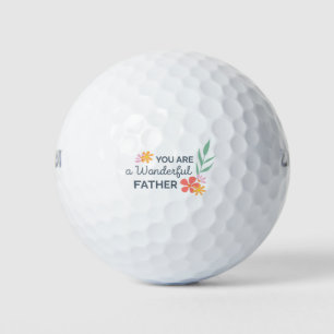 You Are Wonderful Father's Day Golf Balls