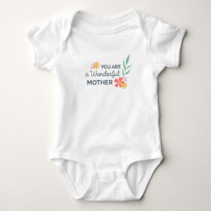 You Are Wonderful Mother's Day   Bodysuit