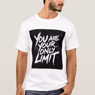 You Are Your Only Limit – Bold Motivational Quote  T-Shirt