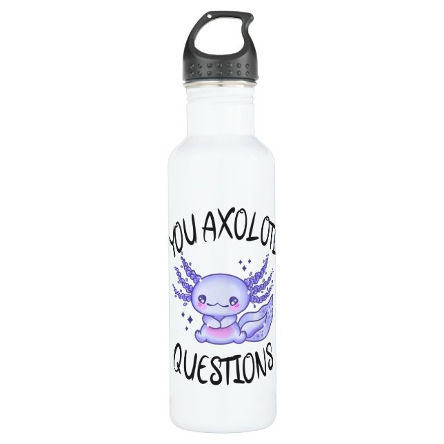 You axolotl questions 710 ml water bottle (Front)