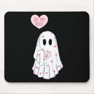 You Be My Boo Funny Spooky Ghost Valentine Day Mouse Pad