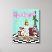 You Be You Empowering Girl Pop Art