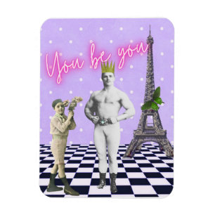 You Be You Empowering Pop Art  Magnet