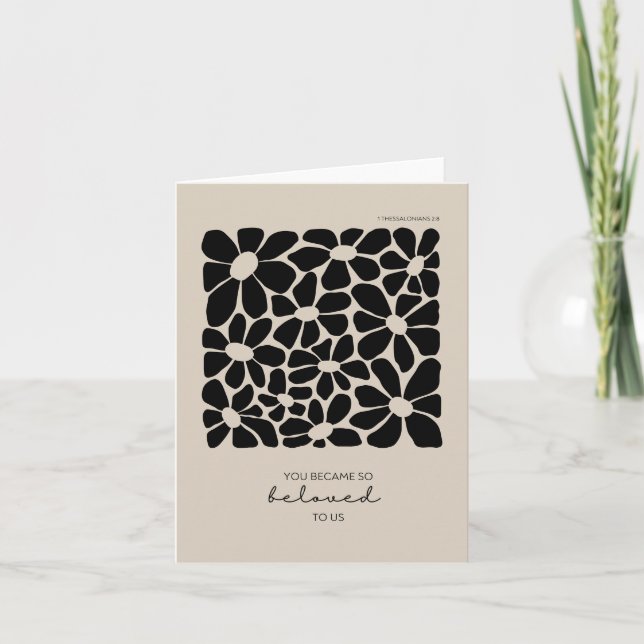 You Became Beloved Thank You Love You Card (Front)