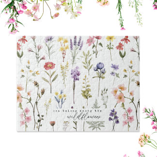 You Belong Among the Wildflowers Jigsaw Puzzle