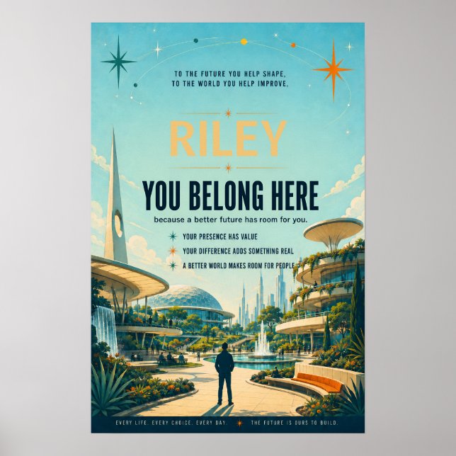 You Belong Here Poster (Front)