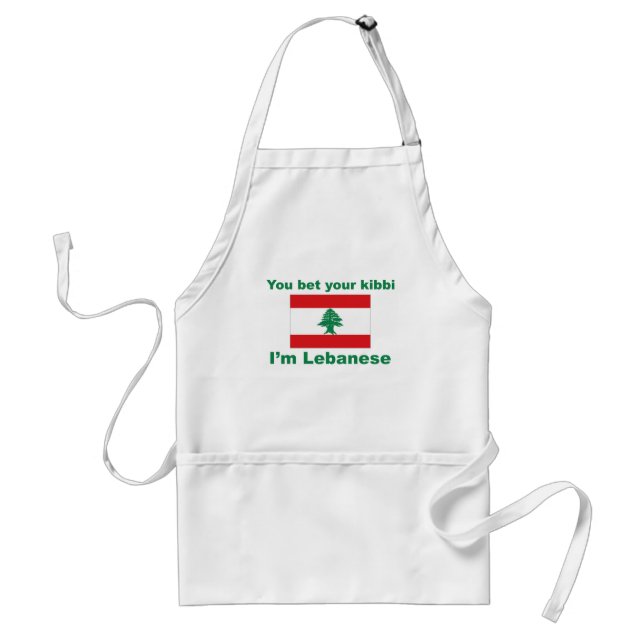 You bet your kibbi I'm Lebanese Standard Apron (Front)