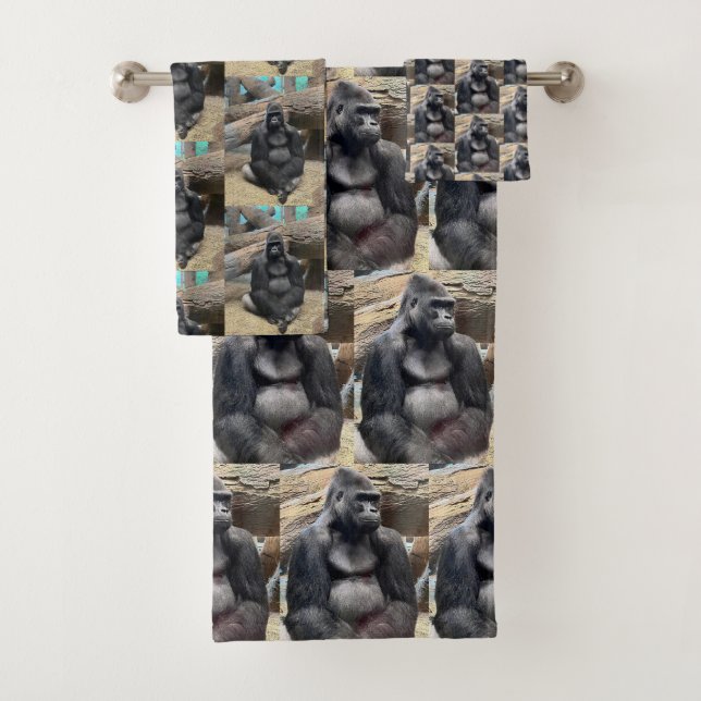 YOU BIG GORILLA  BATH TOWEL SET (Insitu)